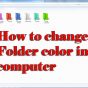 Is Tarah Banaye ComputerLaptop Me Colorful Folder