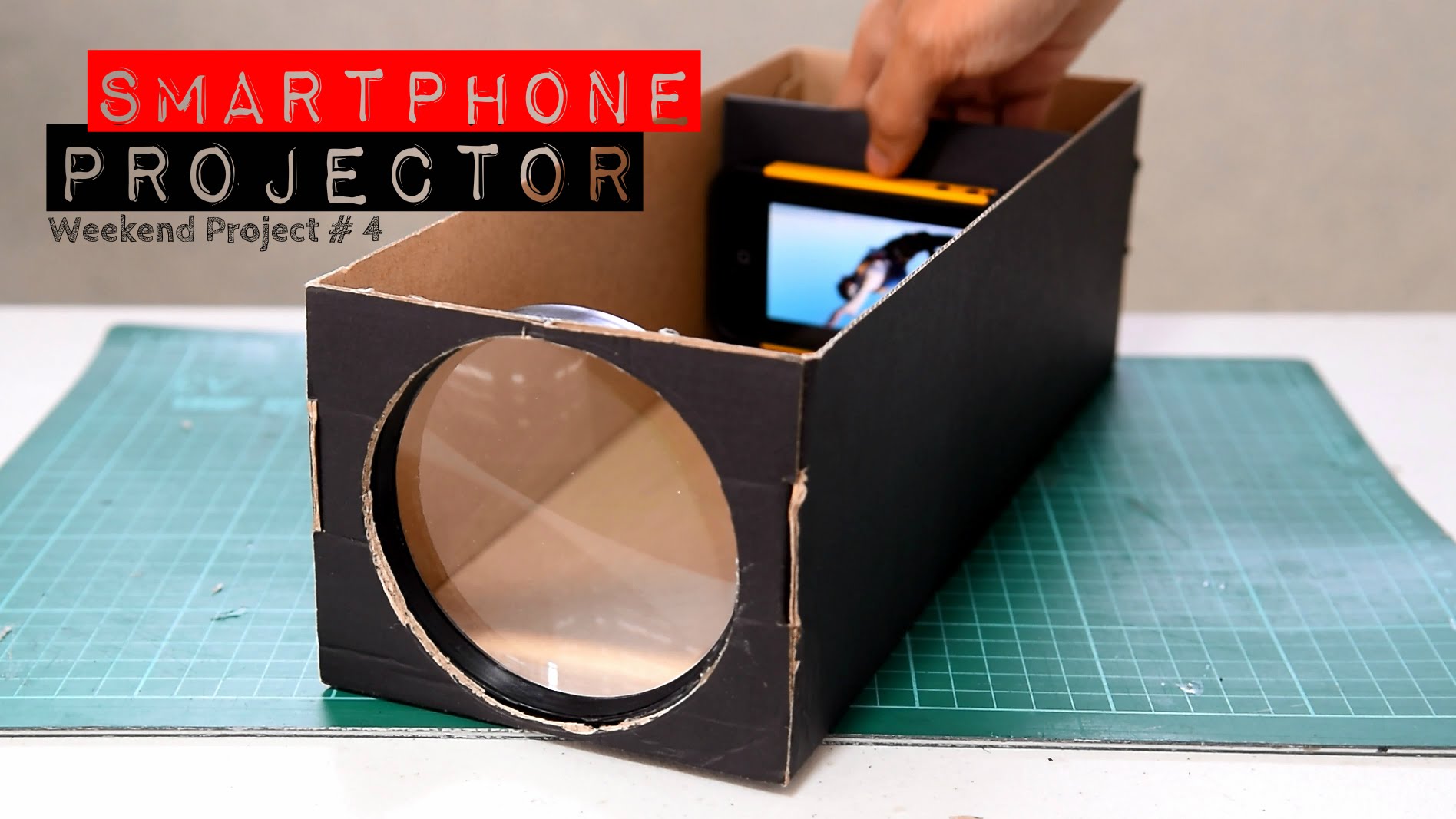 जूते के बॉक्स से बनाये Movie Projector