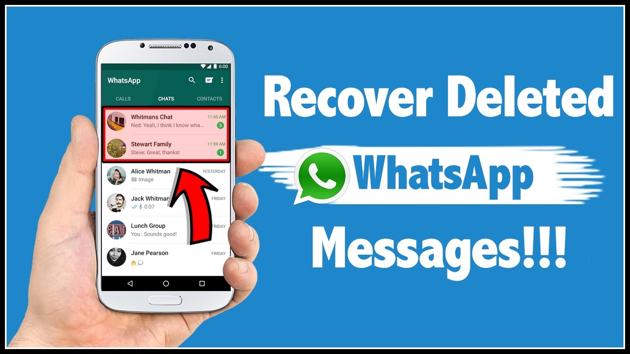 How to recover deleted messages in WhatsApp