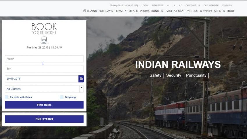  IRCTC Online Ticket Booking Website And Mobile Application New Update Features