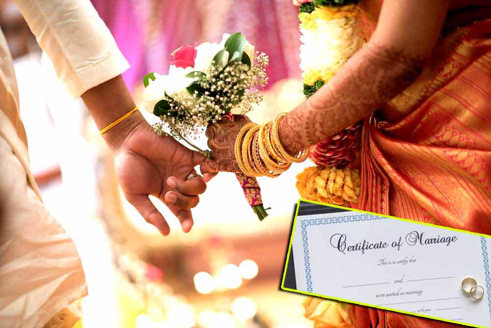 marriage certificate online registration