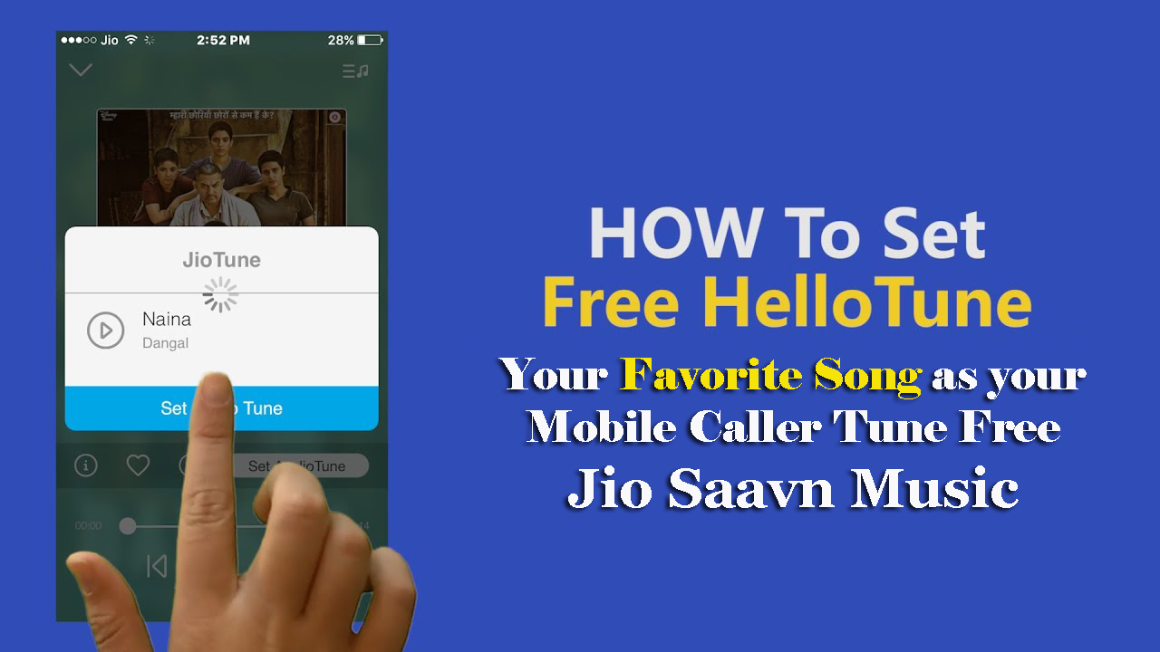 how to set jio caller tune free