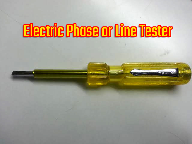 Electric Phase or Line Tester in hindi