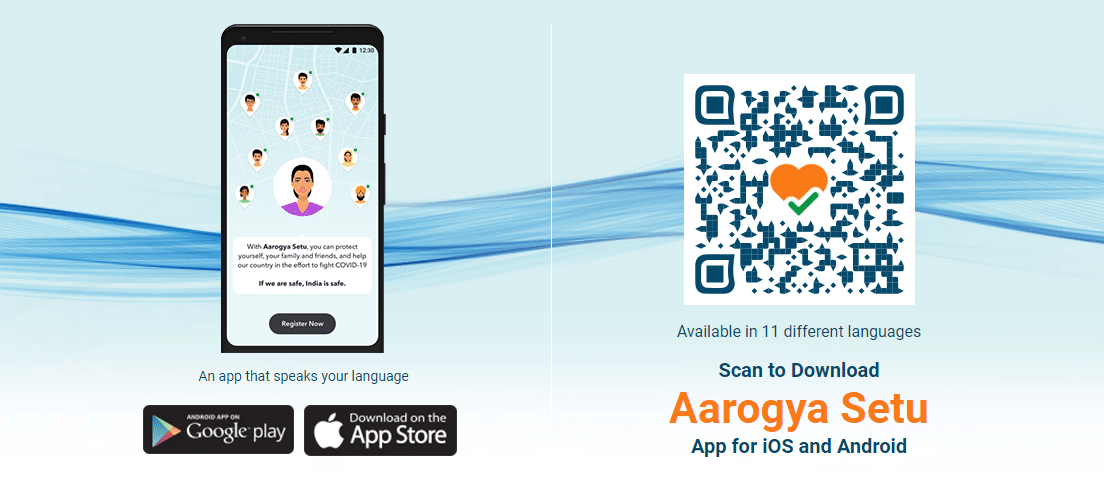 aarogya setu india covid 19 live status tracker app download