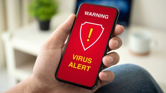 Smartphone Virus attack