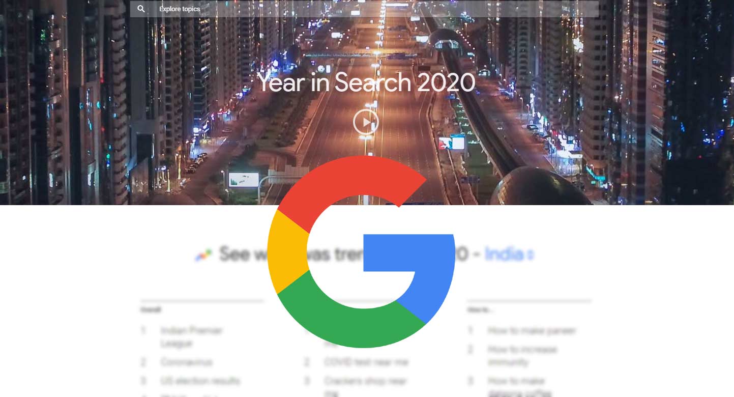 Most Searched Keyword on Google 2020 in India
