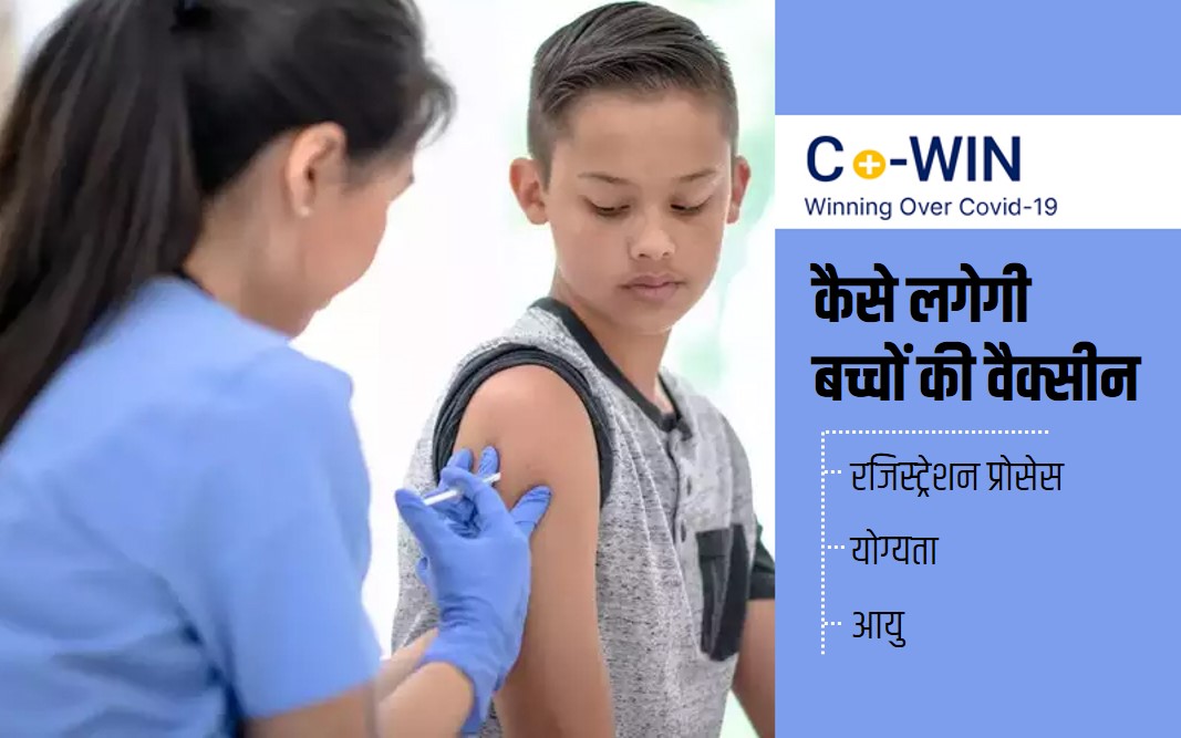 children corona vaccination process in india