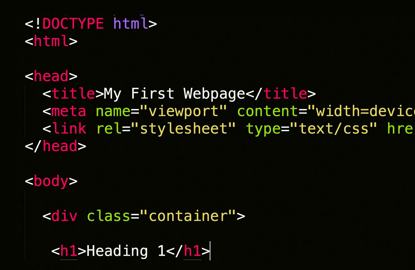 what is html code for website